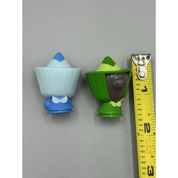 Disney Doorables Sleeping Beauty Fairy Godmothers Fauna & Merryweather Set Of 2 - Picture 5 of 6